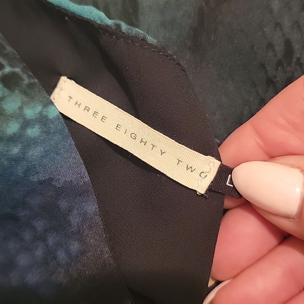 Three Eighty Two Snakeskin Print String Tank Large - image 6